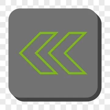 Shift Left Rounded Square Button Stock Illustration