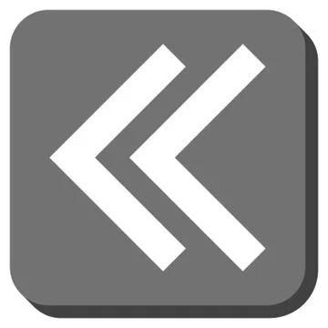 Shift Left Rounded Square Vector Icon Stock Illustration