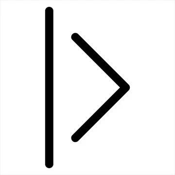 Shift line icon vector illustration isolated on white background Stock Illustration