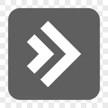 Shift Right Rounded Square Button Stock Illustration