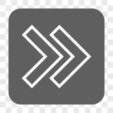 Shift Right Rounded Square Button 스톡 일러스트