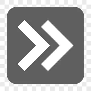 Shift Right Rounded Square Button Stock Illustration