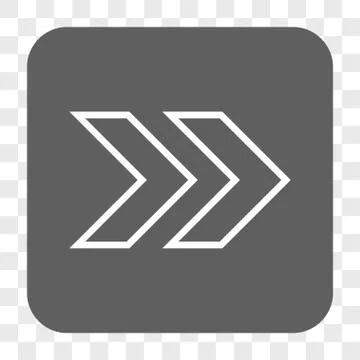 Shift Right Rounded Square Button Stock Illustration
