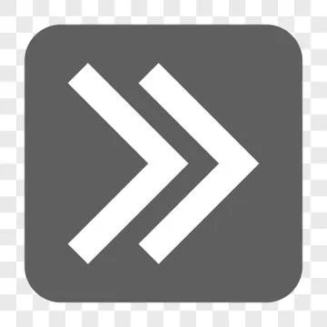 Shift Right Rounded Square Button 스톡 일러스트