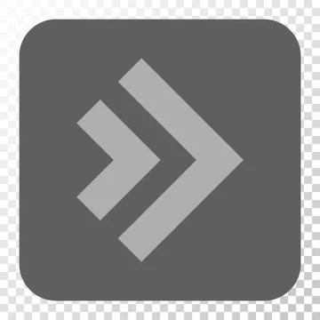 Shift Right Rounded Square Button Stock Illustration