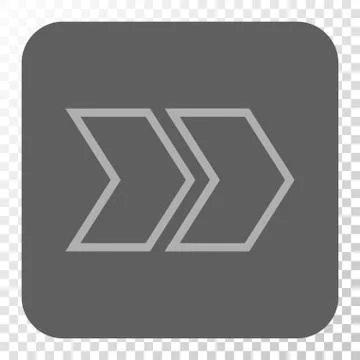 Shift Right Rounded Square Button Stock Illustration