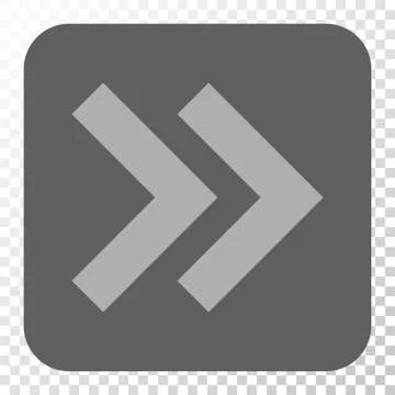 Shift Right Rounded Square Button Illustrazione stock