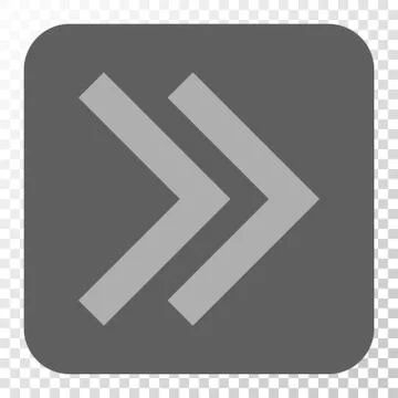 Shift Right Rounded Square Button Stock Illustration