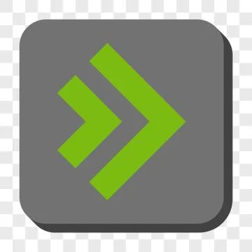 Shift Right Rounded Square Button 스톡 일러스트