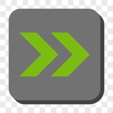 Shift Right Rounded Square Button Stock Illustration