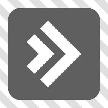 Shift Right Rounded Square Button Stock Illustration