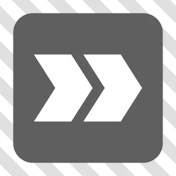 Shift Right Rounded Square Button Stock Illustration