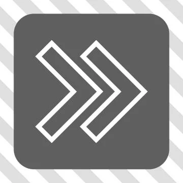 Shift Right Rounded Square Button 스톡 일러스트