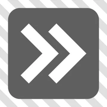 Shift Right Rounded Square Button Stock Illustration