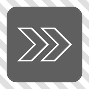 Shift Right Rounded Square Button Stock Illustration