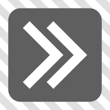 Shift Right Rounded Square Button Stock Illustration