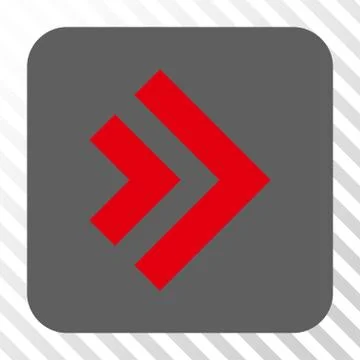 Shift Right Rounded Square Button Stock Illustration
