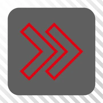 Shift Right Rounded Square Button 스톡 일러스트