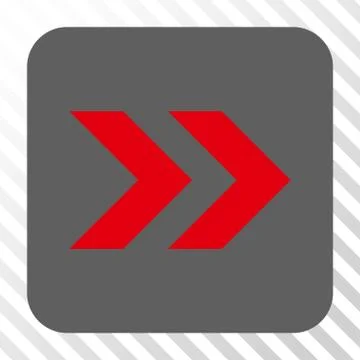 Shift Right Rounded Square Button Stock Illustration
