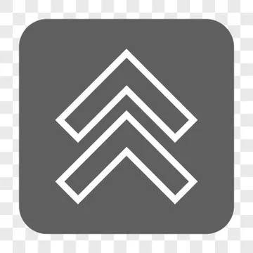 Shift Up Rounded Square Button Stock Illustration