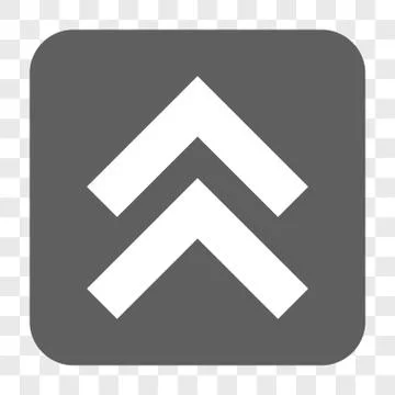 Shift Up Rounded Square Button Stock Illustration