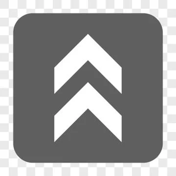 Shift Up Rounded Square Button Stock Illustration