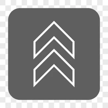 Shift Up Rounded Square Button Stock Illustration