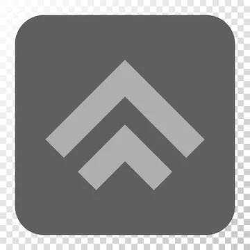 Shift Up Rounded Square Button Stock Illustration