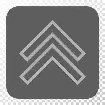 Shift Up Rounded Square Button Stock Illustration