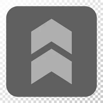 Shift Up Rounded Square Button Stock Illustration