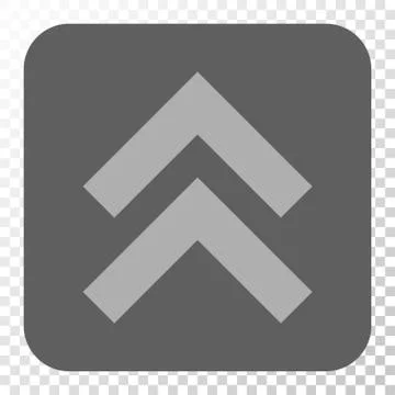 Shift Up Rounded Square Button Stock Illustration
