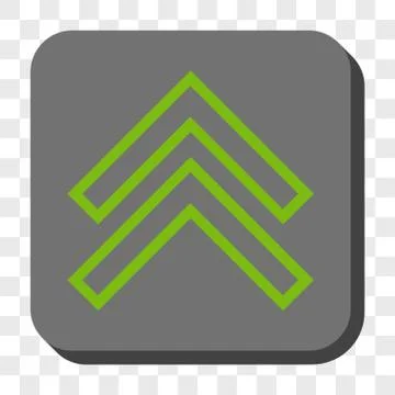 Shift Up Rounded Square Button Stock Illustration