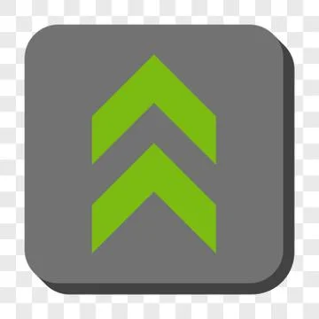 Shift Up Rounded Square Button Stock Illustration