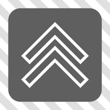 Shift Up Rounded Square Button Stock Illustration