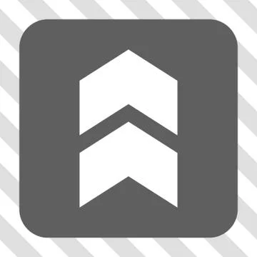 Shift Up Rounded Square Button Stock Illustration