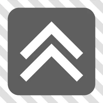 Shift Up Rounded Square Button Stock Illustration
