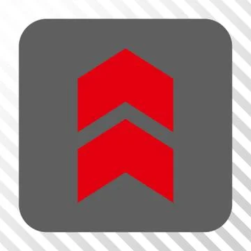 Shift Up Rounded Square Button Stock Illustration