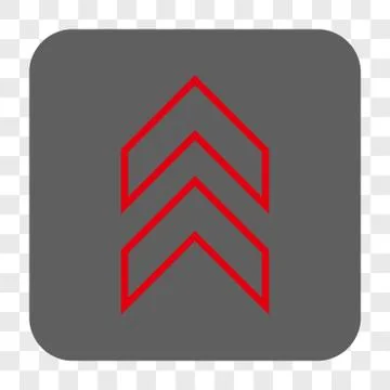 Shift Up Rounded Square Button Stock Illustration