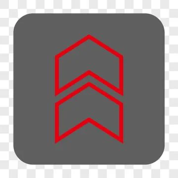 Shift Up Rounded Square Button Stock Illustration