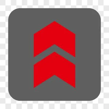 Shift Up Rounded Square Button Stock Illustration