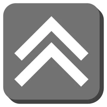 Shift Up Rounded Square Vector Icon Stock Illustration