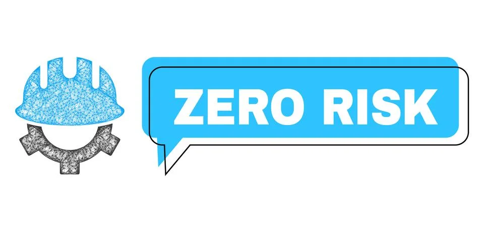 Shifted Zero Risk Chat Cloud and Network Development Helmet Icon Stock Illustration