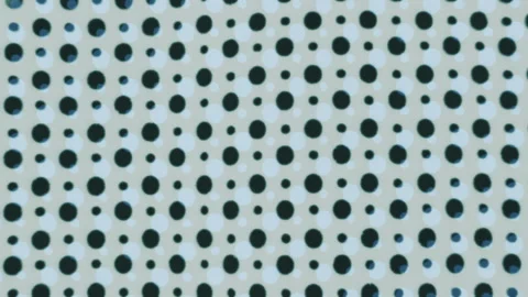 Shifting Abstract Animated Grid of Floating Dots Stock Footage 304980579
