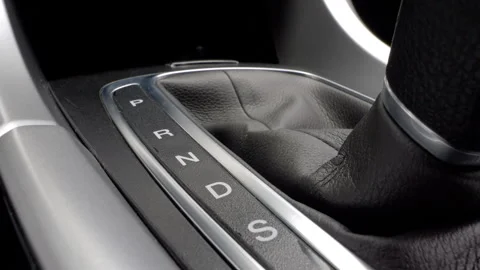 Shifting automatic transmission Stock Footage 246185619