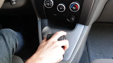 Shifting Car in Park from Drive 動画素材 45603859