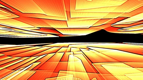 Shifting Cosmic Planes Psychedelic Background Loop 07 Stock Footage 34355463