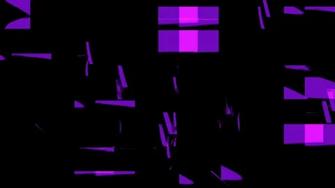 Shifting Cubes and Colors Stock Footage 86596895