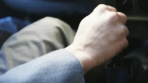 Shifting Gear Stock Footage 49544518