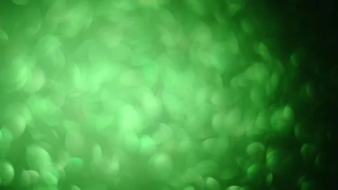 Shifting green bokeh glitter background, soft focus, festive for Christmas Stock Footage 291890624