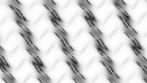 Shifting hypnotic black and white lines dynamic backdrop. Stock-Footage 336297504